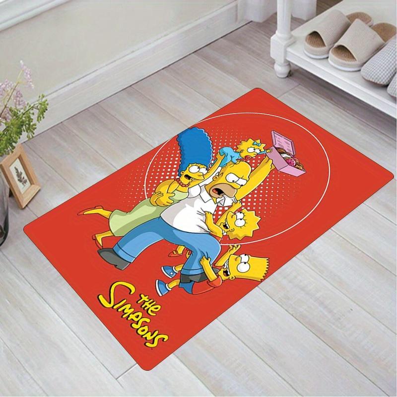 The Simpsons Area Rug - Soft & Durable For Living Room , Bedroom , And Outdoor Use - Hand Washable Polyester Floor Mat 60cm by 90cm