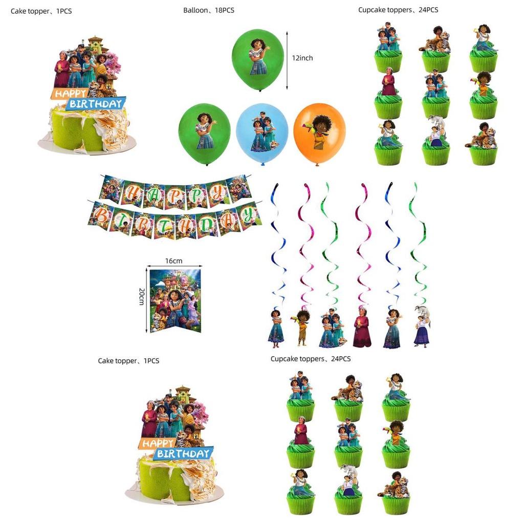 Crea Una Festa Magica di Encanto con il Nostro Set di Decorazioni