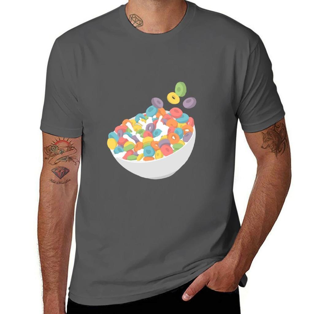 Cereals Tshirt Lightweight Basic Short Sleeve Shirt Tshirt