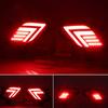 1 Pair Auto LED Rear Bumper Reflector Lights Driving Brake Warning Dynamic Turn Signal Lamps for Mazda CX5 CX-5 2012 - 2016 DC12V