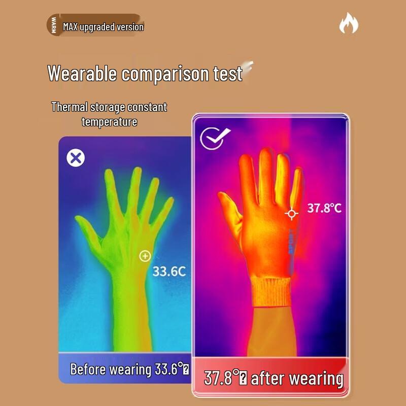 Warrior Men's Winter Thermal Touchscreen Gloves