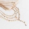 3Pcs/Set Sexy Goth Star Tassel Long Pendant Choker Necklace Women Wed Bridal Creative Gold Color Clavicle Chain Y2K Accessories