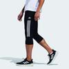 Adidas 3/4 Length Sports Pants Men Bottoms Black FT2840