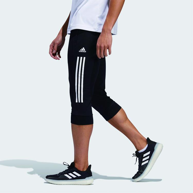 Adidas 3/4 Length Sports Pants Men Bottoms Black FT2840