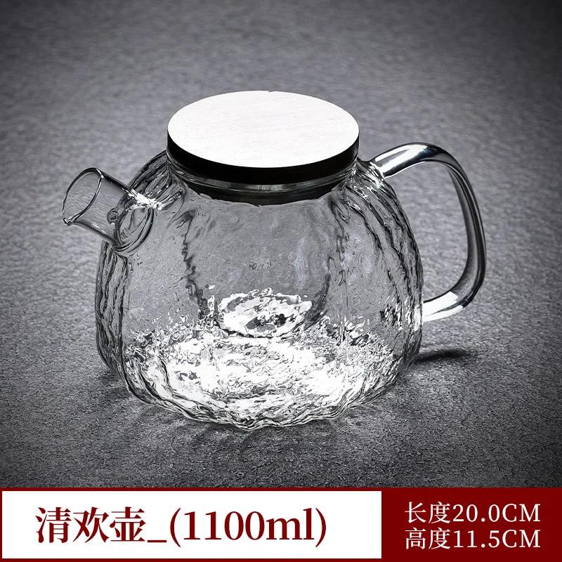 

Японский стеклянный чайник Кипящий чайник высокая температура и утолщение большой емкости чайник чайник для заваривания чая чайный набор