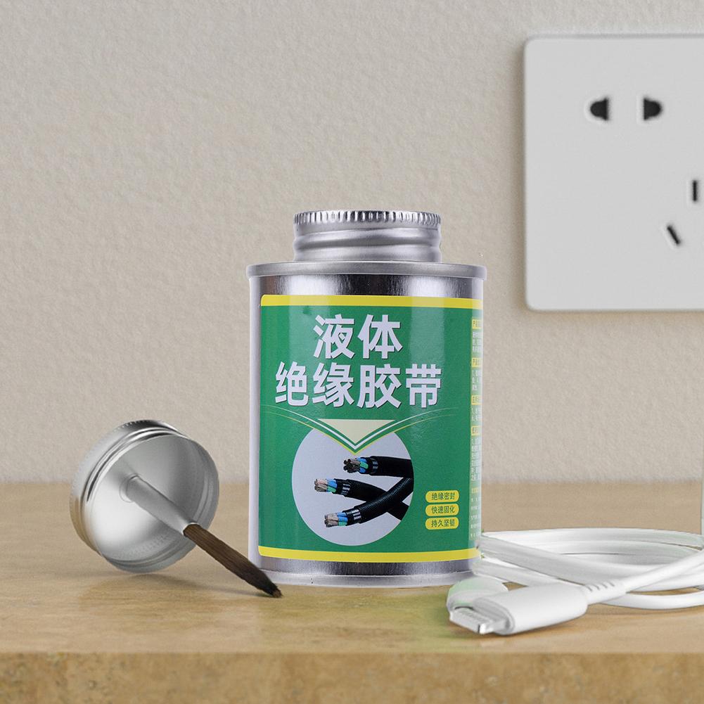 150 ML Liquid Electrical Tape Waterproof Electrical Wire Cable Coat Repair Glue High-Temperature Resistant Indoor Outdoor Use