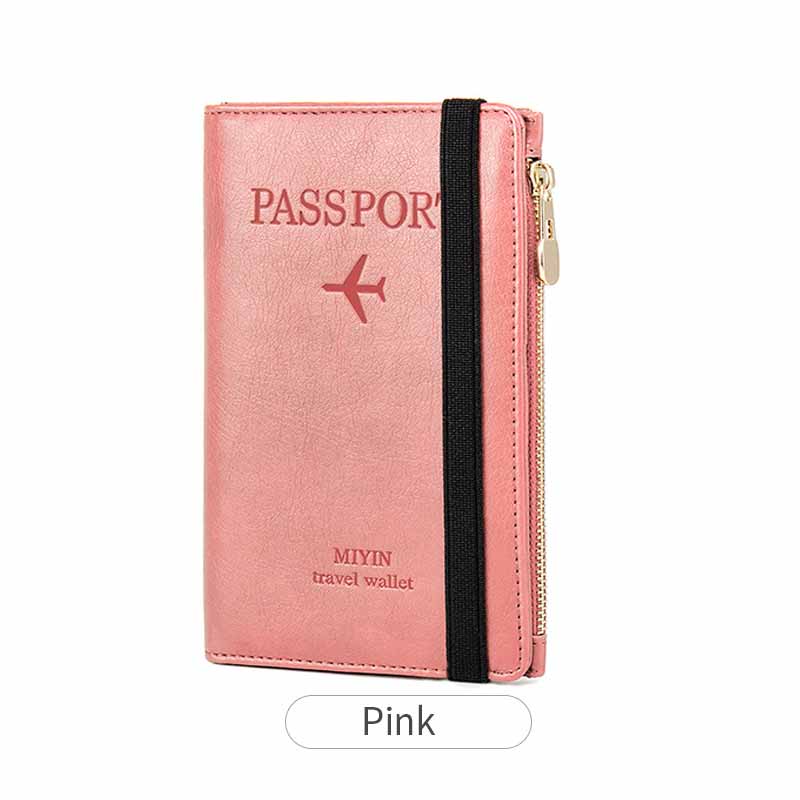 

Ultra Thin RFID Blocking Passport Holder for Men Women - Multi-Function Travel Wallet ID Card Cash Slot Cover Case Accessories