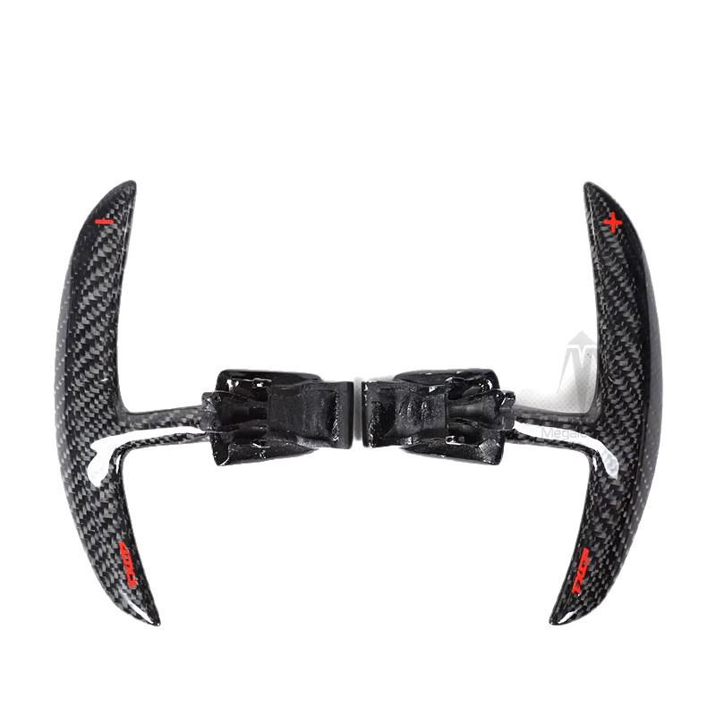 Carbon Fiber Shift Paddles for Porsche Panamera, Macan, 911, Boxster, and Cayman