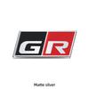 For Toyota Alphard Avensis Prius Verso Crown Yaris 3D Aluminum GR SPORT Logo Emblem RACING Badge Auto Body Trunk Deccor Sticker