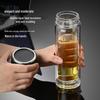 420ML Double-Wall Glass Tea Infuser Bottle