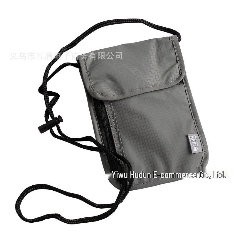 Unisex Waterproof Passport Holder & Travel Organizer with Neck Strap, Phone Pocket & Document Case