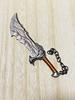 Original Blades of Chaos God of War Ragnarok Sword Mini Weapon Accessory Keychain Decor Paper Knife God of War PS4 PS5