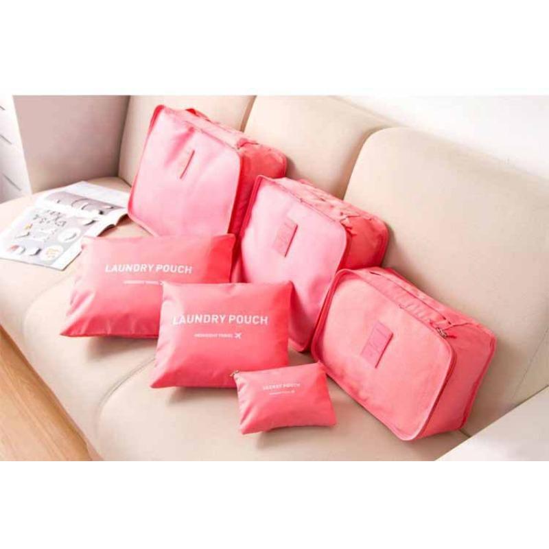 Geantă de depozitare de călătorie, 6 piese, pentru călătorii de afaceri, haine, lenjerie de corp, sutien