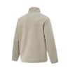 Li Ning Comfortable Breathable Fleece Warm Sweatshirt With Letter Stand Collar Men Sweatshirt Dusty-Gray AWDUA17-6