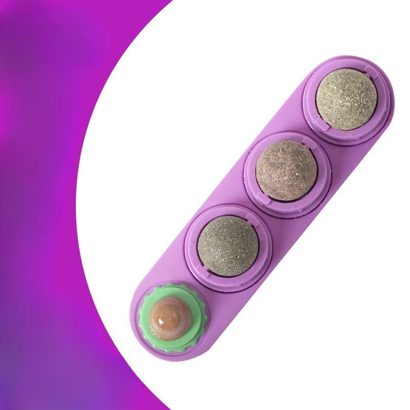 

Шарики с кошачьей мятой для питомца, Вращающиеся шарики для кошки, Игрушки, Кошачьи лакомства, Леденцы, Игрушки для питомца кошки bagged фиолетовый