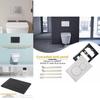 Geberit Sigma 20 Alpha 15 Delta 21 Modern Minimalistisch WC-Spülplatte Stilvolles Design Mit Handdrucksteuerung