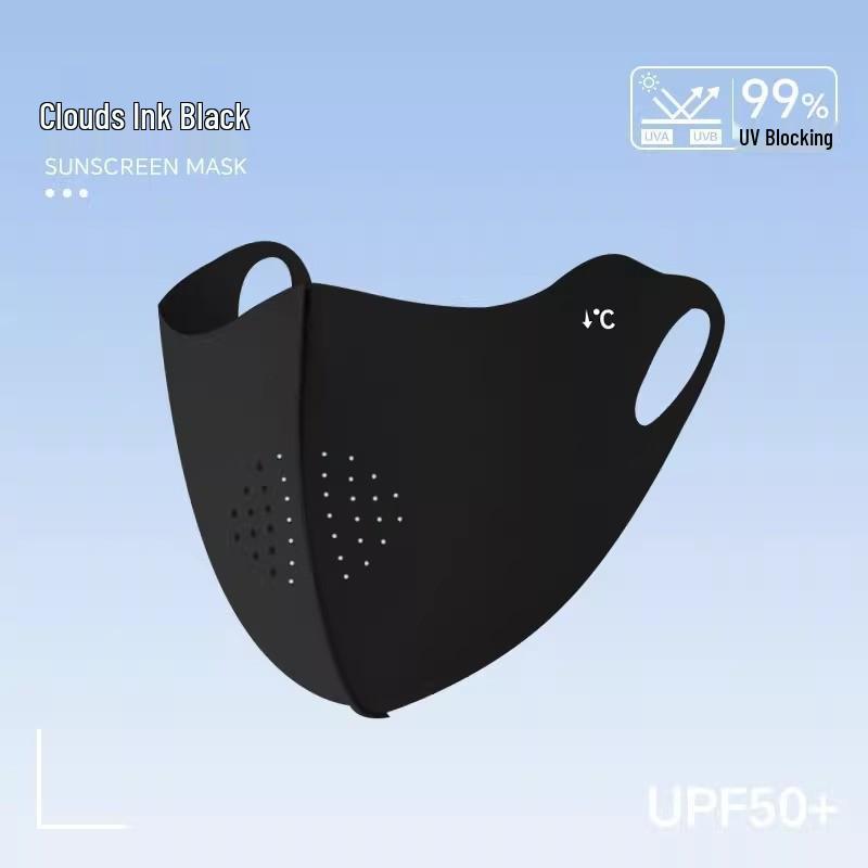 

Дышащая маска для лица из ледяного шелка с защитой от УФ-лучей для мужчин и женщин