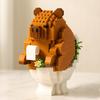 Capybara Construction Blocks Toilet Paper Block Set Figure
