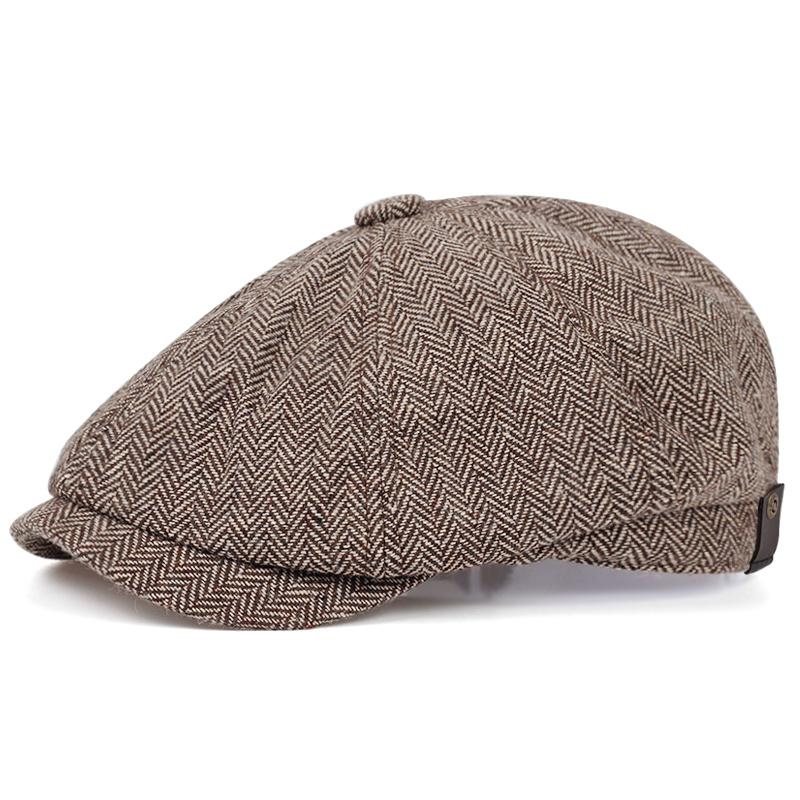 Fashionable Multi Color Patchwork Beret Hat Men and Women Spring and Autumn Newsboy Cap Outdoor Leisure Artist Hats Travel Caps