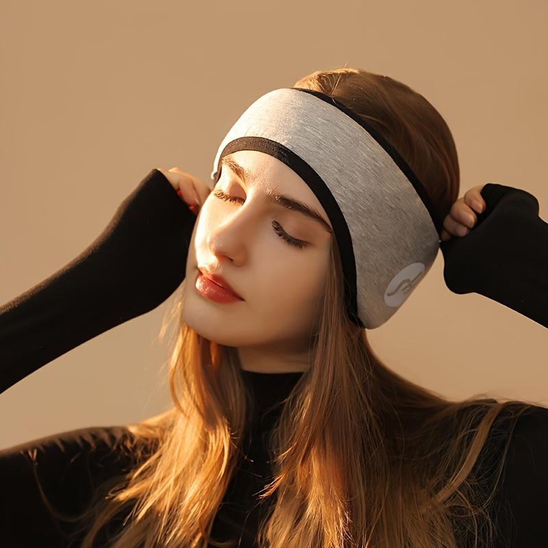 One-Piece Autumn and Winter Warm Earmuffs for Men and Women Outdoor Running Sports Cycling Windproof and Cold-Proof Forehead Protection Earmuffs