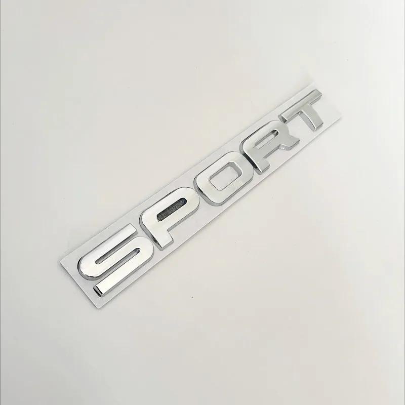 3D Metal Sport Car Rear Trunk Side Fender Emblem Badge Decals Sticker Styling Accessories For Land Rover Discovery Range Rover