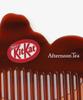 Afternoon Tea Living JR47 Mirror Comb Charm KeychainKITKAT Heartful Bear, Brown