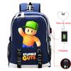 New collision party Stumble Guys game merchandise junior high school bag leisure bag travel bag
