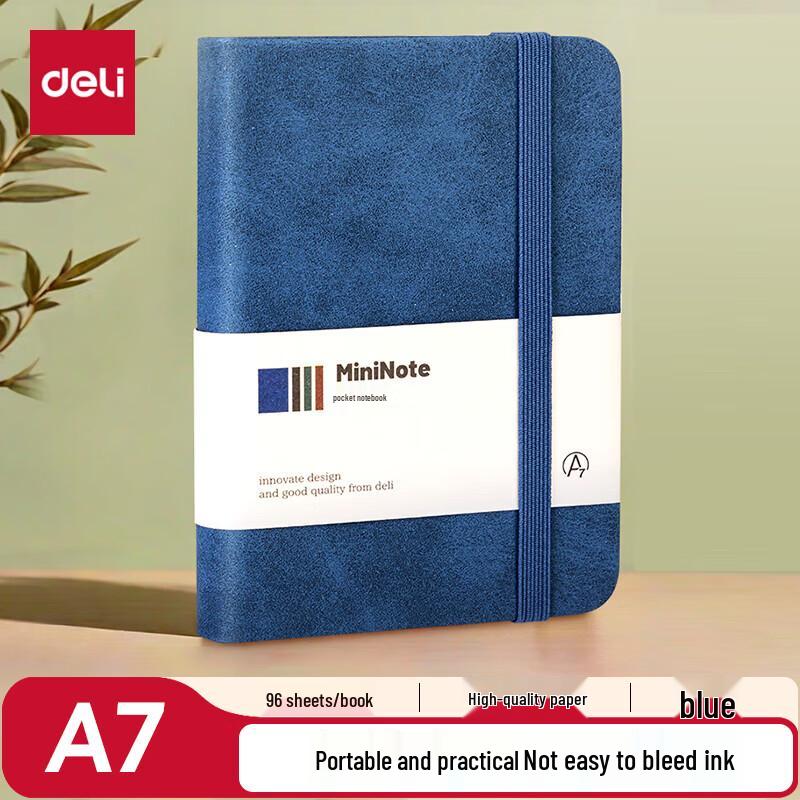 Deli A7 Portable Leather Notebook