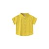 Half Sleeve Summer Boys' Stand Collar Cotton Tops Shirt