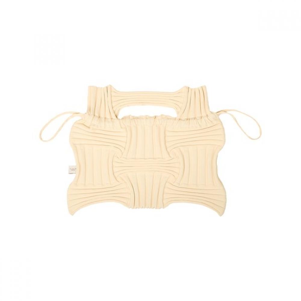 Pleatsmama Big Bow Bag Ivory