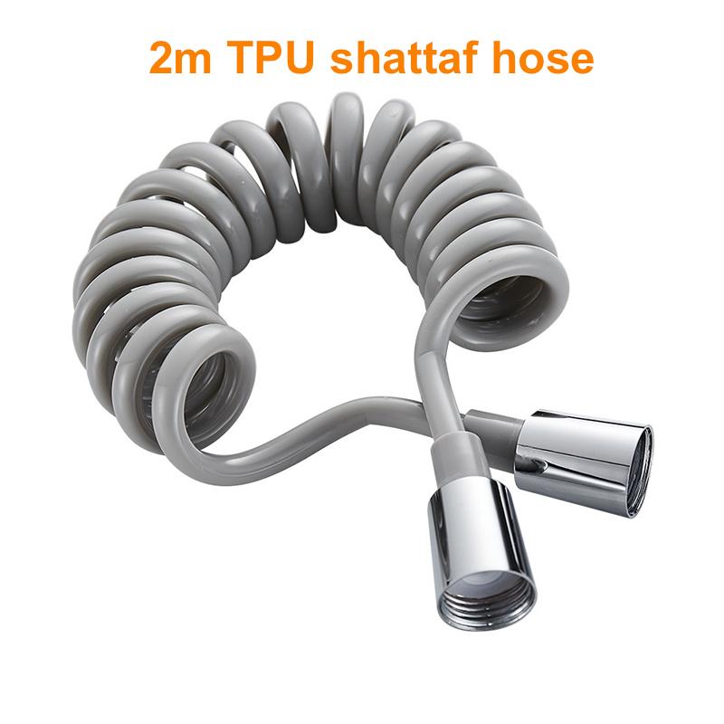 

Гибкий шланг для душа из нержавеющей стали, шланг для душа высокого давления, шланг для воды в ванной, пружинная трубка для сантехники G1/2, универсальная