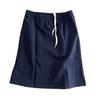 Elastic Waist Opaque Skirt: New Spring/Summer Solid Color Drawstring Skirt for Women
