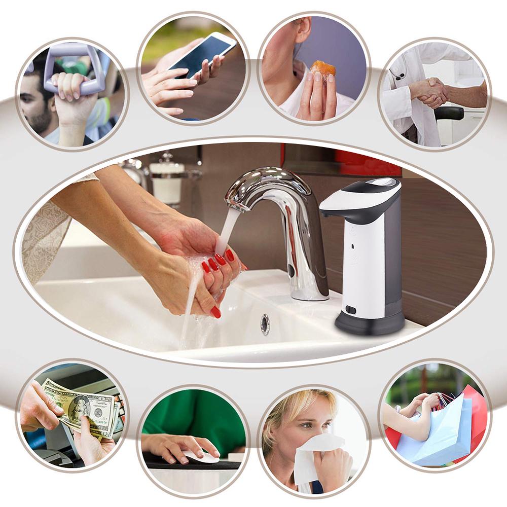 Buy Auto Soap Dispenser Infrared Motion Sensor ABS Touchless Automatic ...