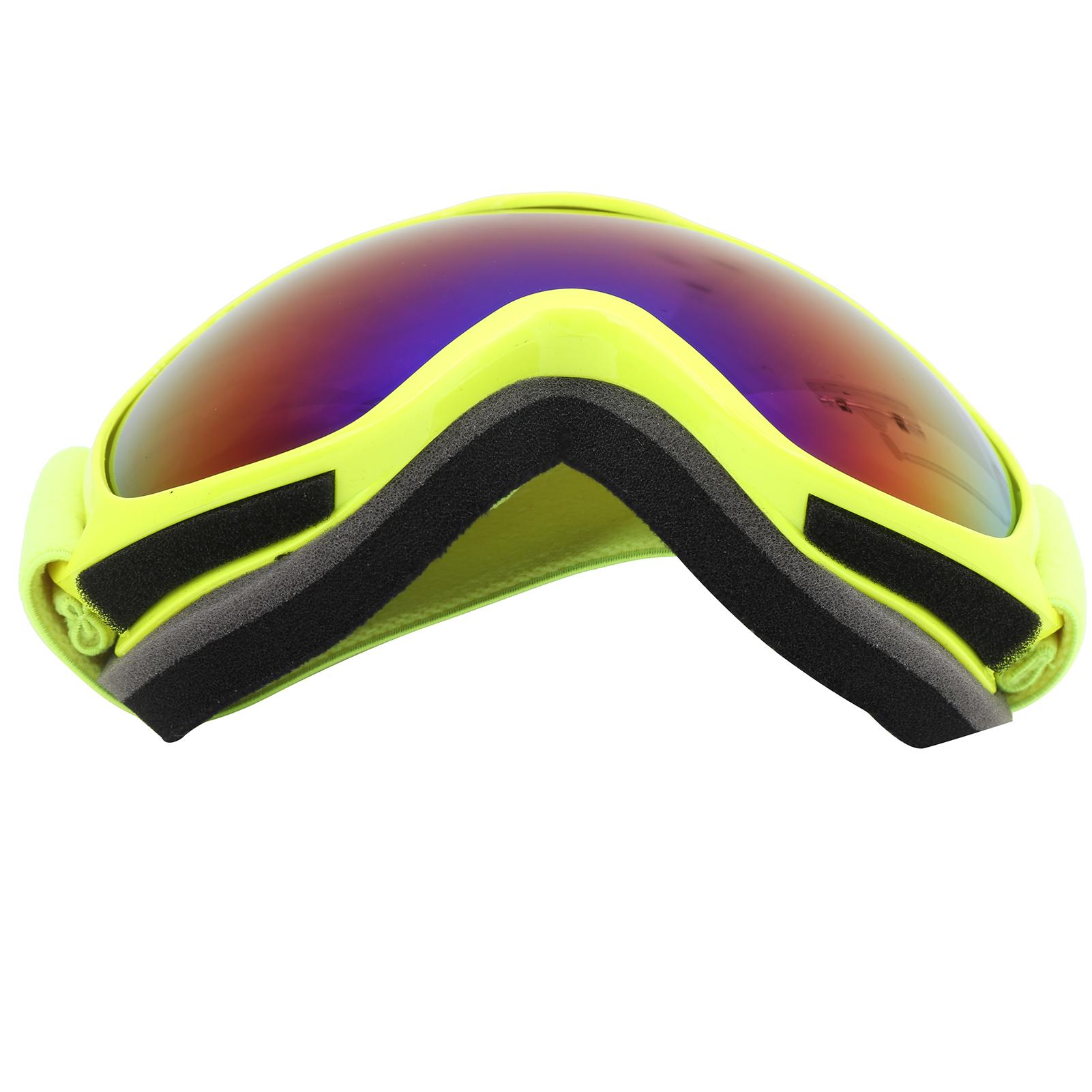 

Ski Goggles AntiFog Windproof Double Layer PC Lens Climbing Snow Sports Glasses for Children(Yellow ) жовтий