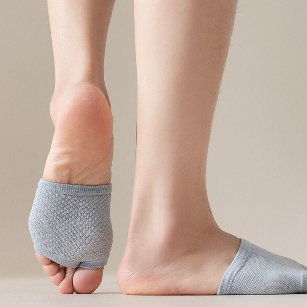 Soft Forefoot Socks Invisible Toe Socks Casual Half Feet Socks  Summer