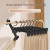 Nordic Windproof Frosted Pants Rack with Clips - Integrated Hanger for Drying and Storing Pants In Dormitory or Home