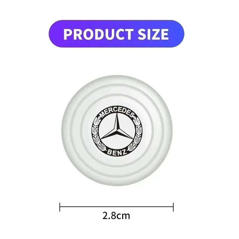 4Pcs Luminous Shock Absorber Car Door Silicone Anti Shock Pad For Mercedes Benz B/C/E/S Class A Class C200L GLC CLA accessories KF5