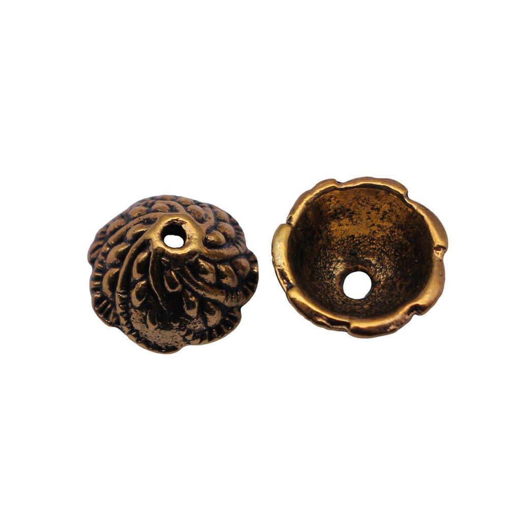 Flower Bead Cap Spacer Findings Ornate Covers For DIY Jewelry Making Materials
