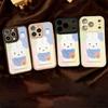 Cute Backpack Rabbit Applicable Apple 17Promax Mobile Phone Case IP16 Candy Air Cushion 15 Cartoon 14 All Inclusive 13 Soft