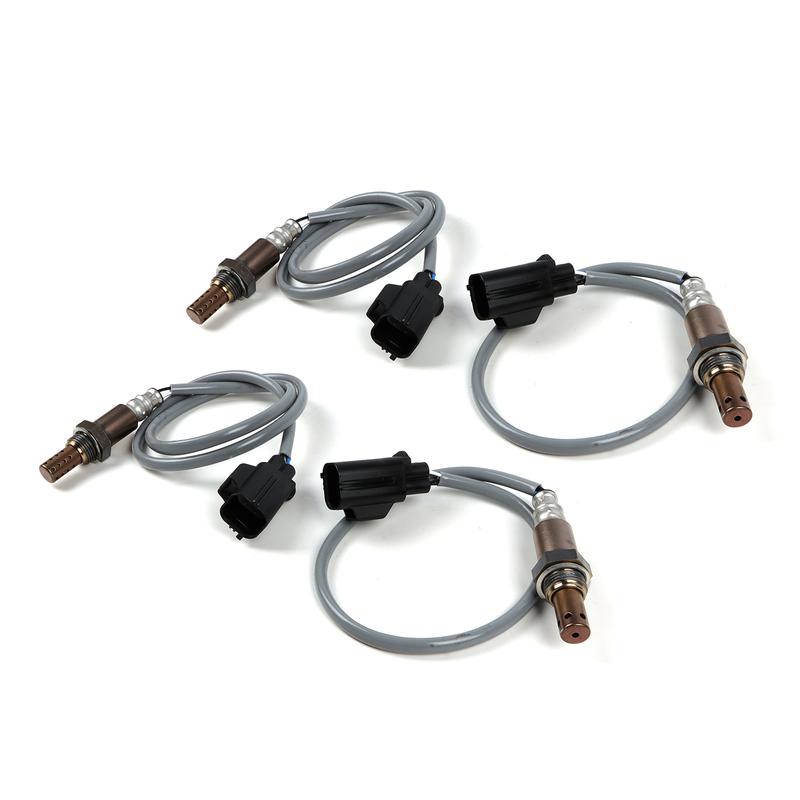 4Pcs Oxygen Sensor 1 & 2 for 2007 2009-2012 2013 2014 Volvo XC90 3.2L Upper+Lower Automobiles Sensors Exhaust Gas Oxygen Sensor