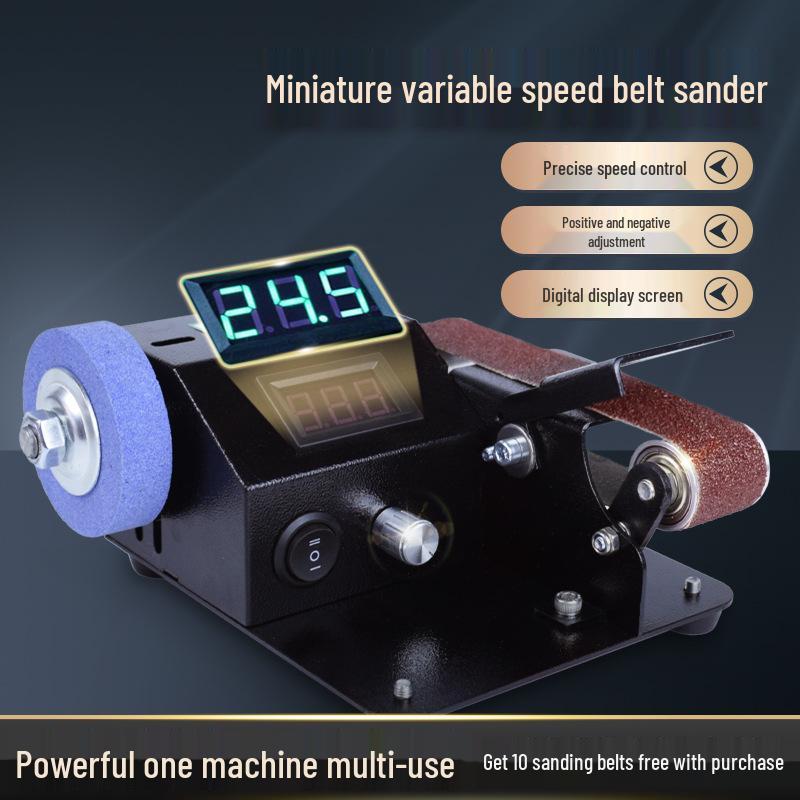 Compact Electric Mini Belt Sander & Sharpener