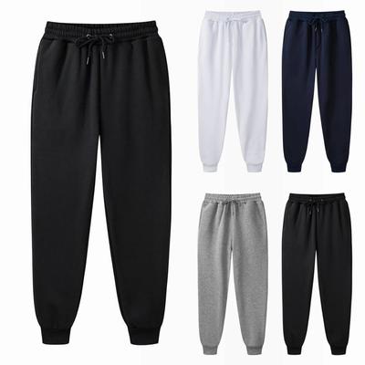 Men's Thermal Fleece Large Size Sweatpants Plush Thickening Cotton-padded Trousers Casual Pants