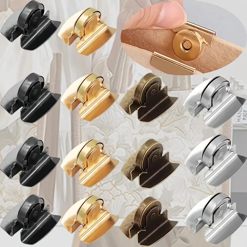 5 Pairs Bag Snap Accessories Magnetic Buckle Bag Snap Hidden Button Seam Free Button Snap
