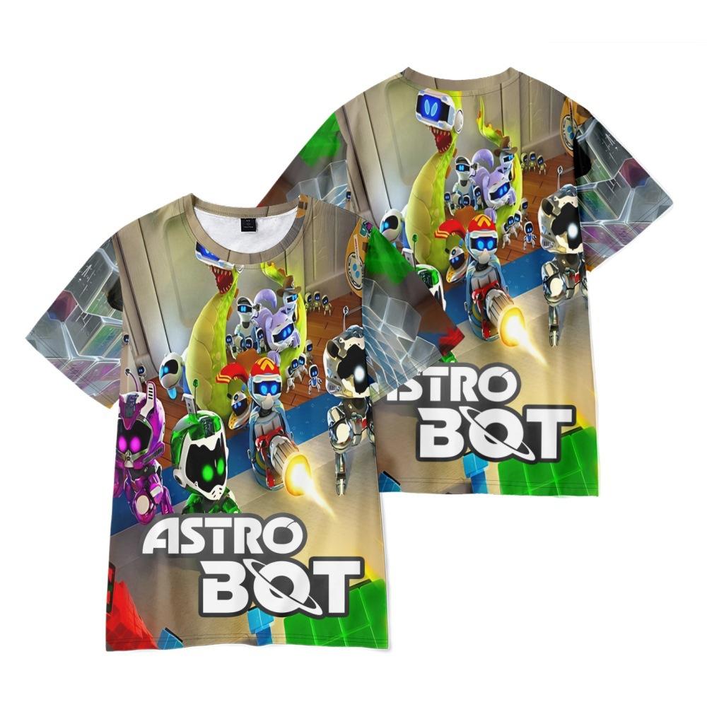 7 Colors Funny Astro Bot Anime T Shirt Cool Men's Tshirt O Neck Casual Unisex Streetwear Fashion Tee Camisetas Ropa Hombre