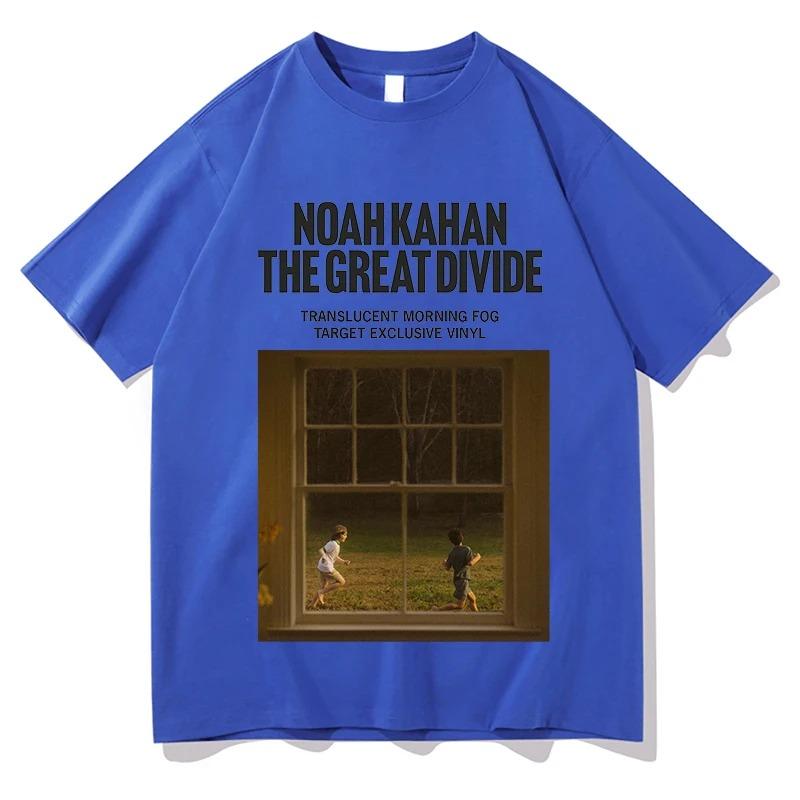 2026 Noah Kahan The Great Divide Maglietta Vintage Casual Streetwear Moda Unisex Cotone Puro T-shirt Grafica Manica Corta Regali per Fan