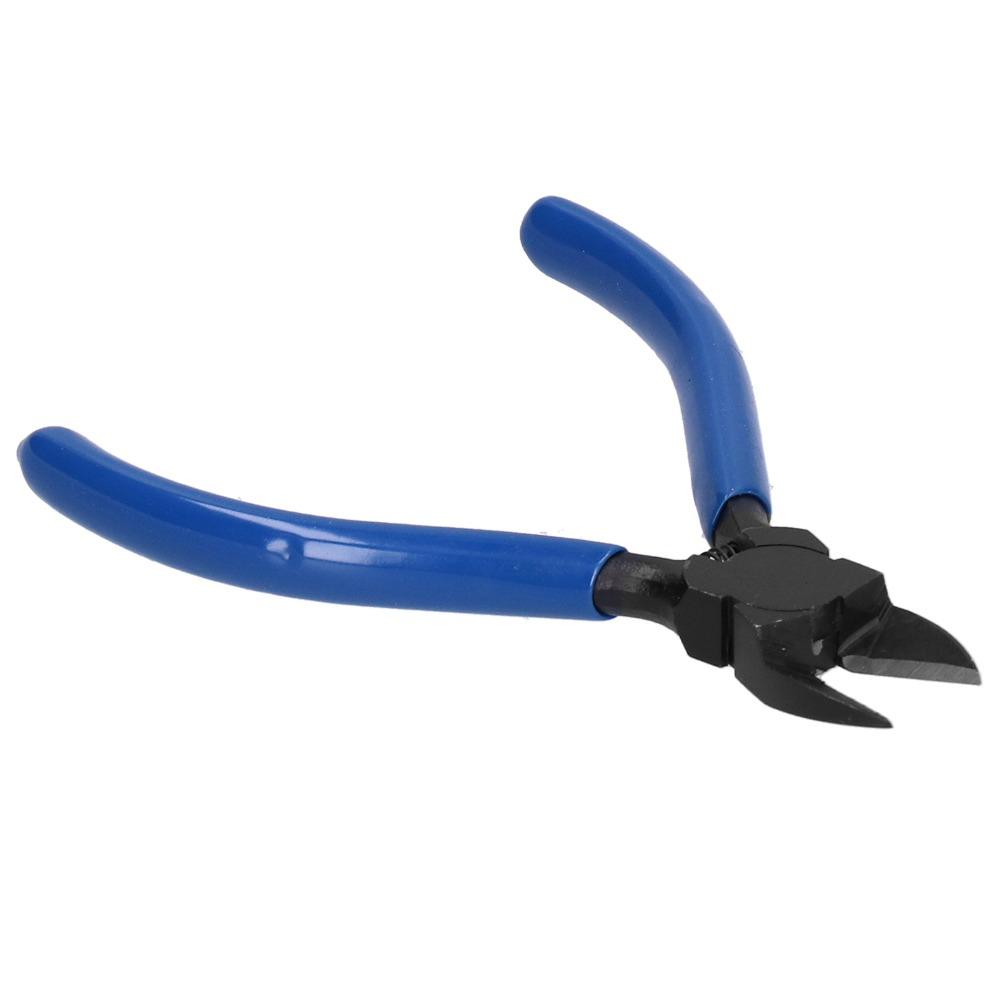 Blue Diagonal Nippers Carbon Steel Flush Cutter Practical Side Cutter Repair
