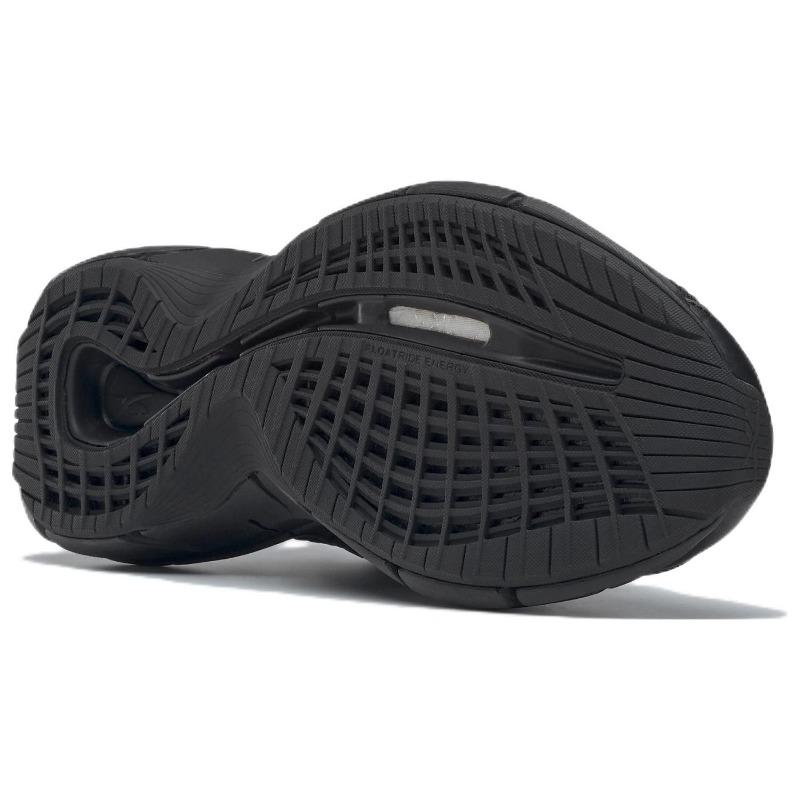 Reebok Zig Kinetica 2.5 Pantofi de alergare confortabili, cu material textil, cu tops joasă, unisex, negri GX0504