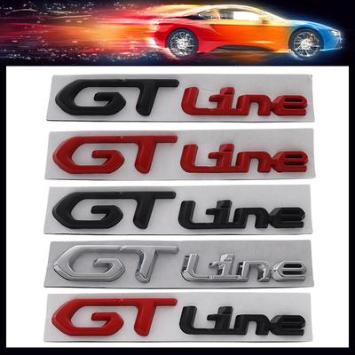 3D Car Styling GT LINE for Car Fender Side Trunk Nameplate Decal Emblem Badge Sticker