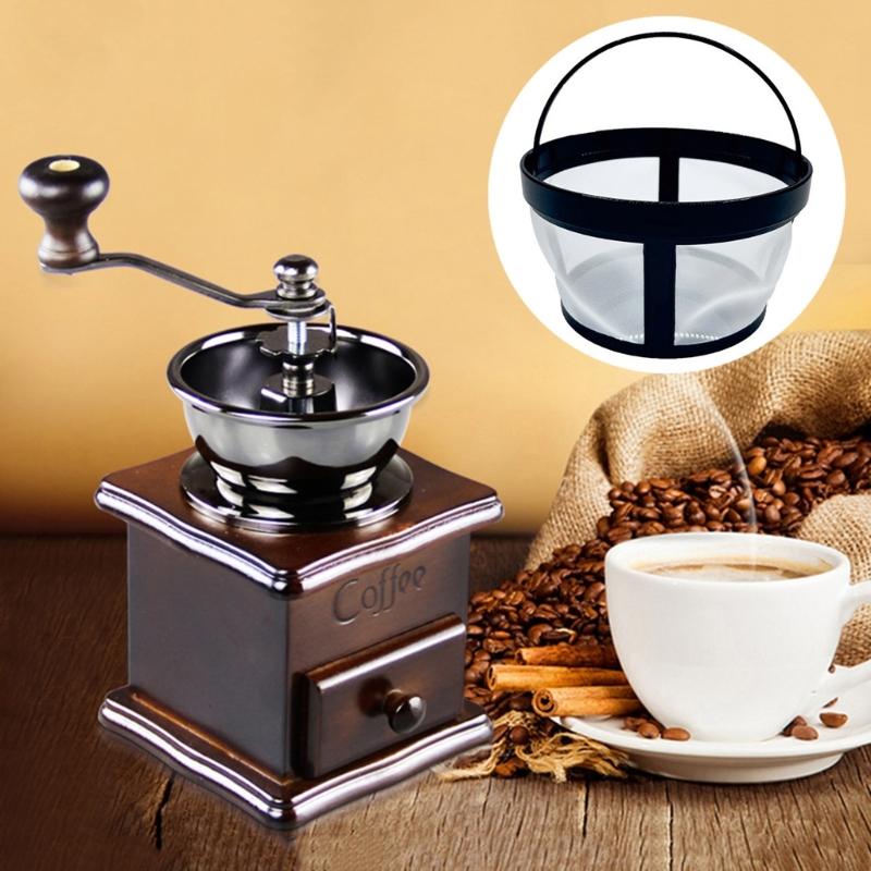 Permanent Basket Style Coffee Filter Stable Coffee Filter Strainer Tool For 4 or 10 Cup Basket Style Appliances