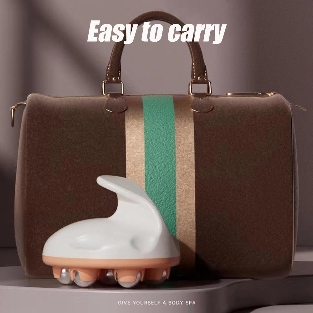 360-degree Metal Roller Hand Held Massager Face Lifting Deep Tissue Massage Ball  Neck